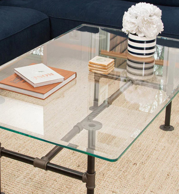 glass table